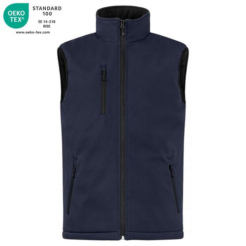 Chaleco softshell acolchado Mod. PADDED SOFTSHELL VEST Azul oscuro (580) Talla M