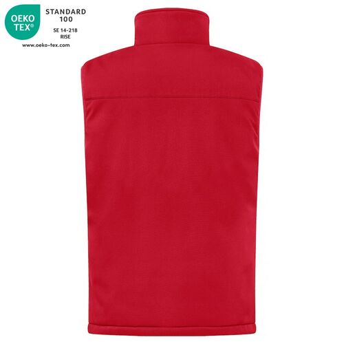 Chaleco softshell acolchado Mod. PADDED SOFTSHELL VEST Rojo (35) Talla XL