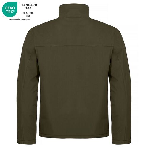 Chaqueta softshell acolchada Mod. PADDED SOFTSHELL Fog green (75) Talla XXL