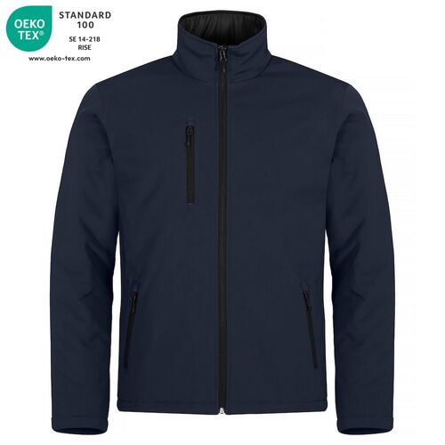 Chaqueta softshell acolchada Mod. PADDED SOFTSHELL Azul oscuro (580) Talla L