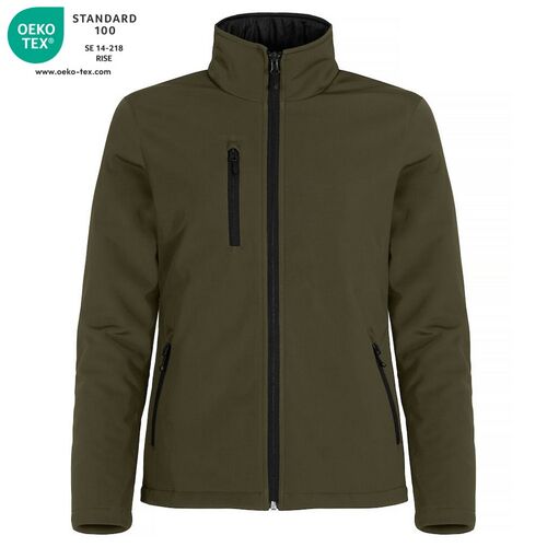 Chaqueta softshell acolchada Mod. PADDED SOFTSHELL LADY Fog green (75) Talla S