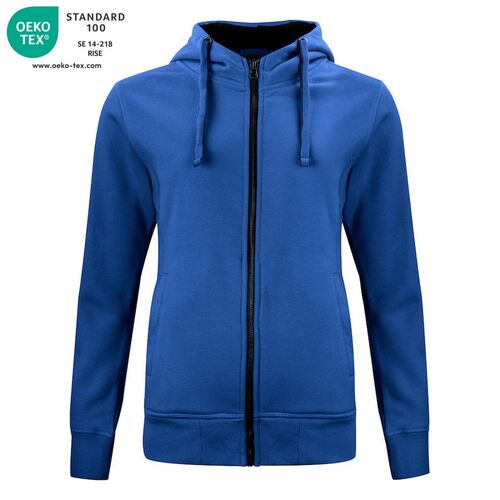 Sudadera Mod. CLASSIC HOODY FILL ZIP LADIES Azul real (55) Talla XS