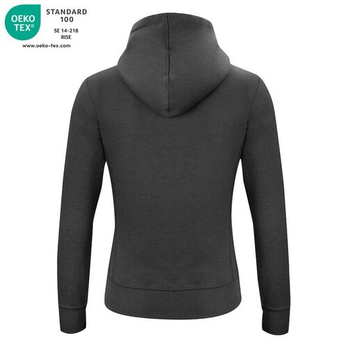 Sudadera Mod. CLASSIC HOODY FILL ZIP LADIES Antracita jaspeado (955) Talla S