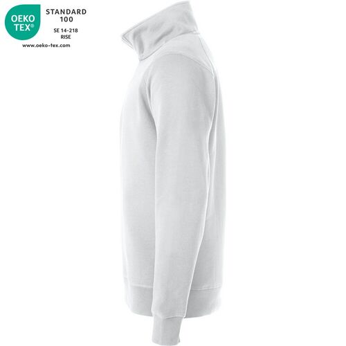 Sudadera de media cremallera Mod. HALF ZIP Blanco (00) Talla XS