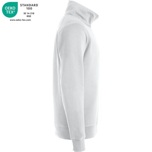 Sudadera de media cremallera Mod. HALF ZIP Blanco (00) Talla XS