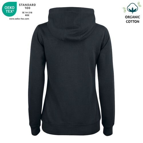 Sudadera Mod. ORGANIC COTTON HOODY LADIES Negro (99) Talla M