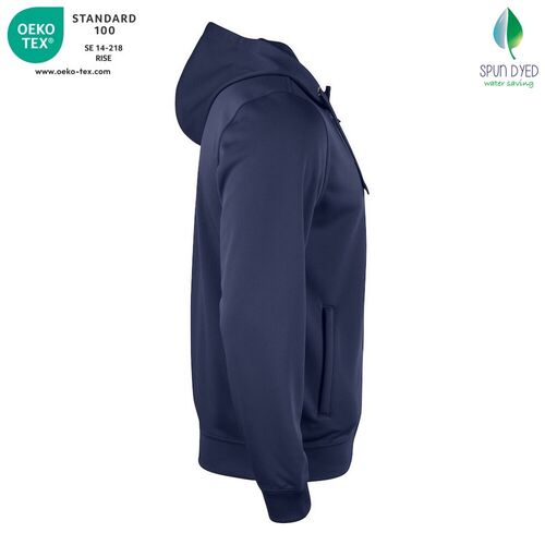 Sudadera Mod. BASIC ACTIVE HOODY FULL ZIP Azul oscuro (580) Talla S