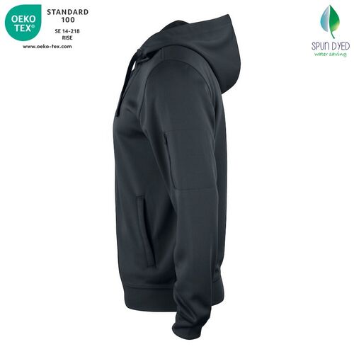 Sudadera Mod. BASIC ACTIVE HOODY FULL ZIP Negro (99) Talla M