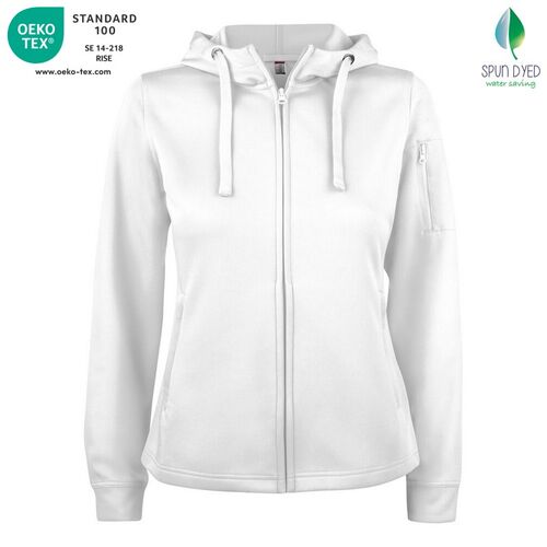 Sudadera Mod. BASIC ACTIVE HOODY FULL ZIP LADIES Blanco (00) Talla M