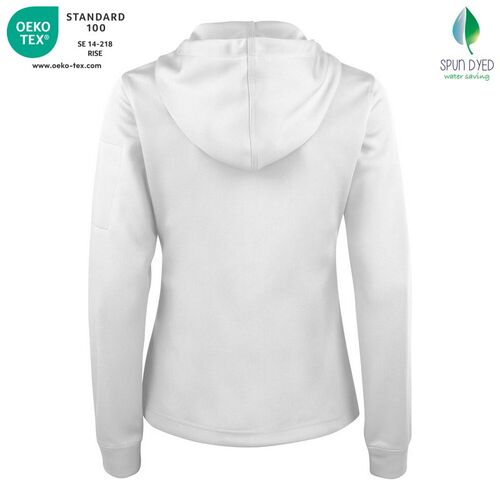 Sudadera Mod. BASIC ACTIVE HOODY FULL ZIP LADIES Blanco (00) Talla M