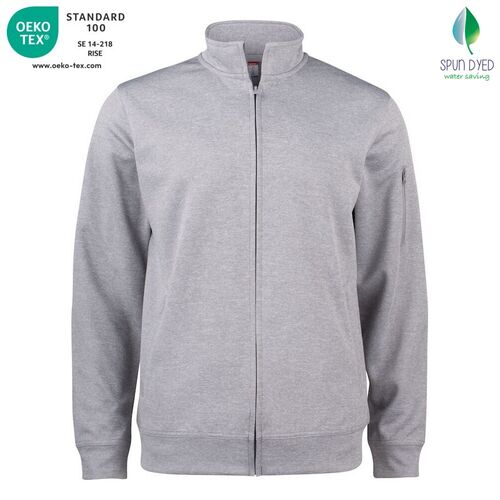 Sudadera Mod. BASIC ACTIVE CARDIGAN Gris jaspeado (95) Talla XL