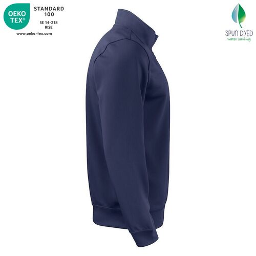 Sudadera Mod. BASIC ACTIVE HALF ZIP Azul oscuro (580) Talla XL