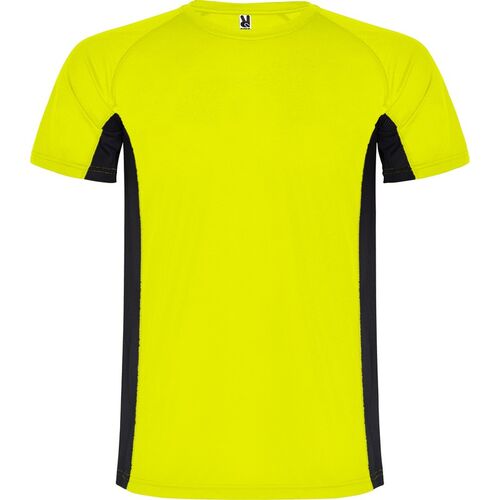 Camiseta técnica Mod. SHANGHAI KIDS (221) Amarillo Flúor Talla 8