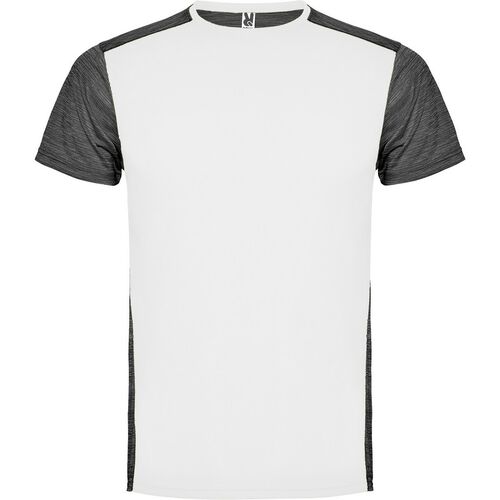 Camiseta técnica Mod. ZOLDER KIDS (1243) Blanco / Negro vigoré Talla 4 