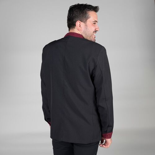 Chaqueta de sala para hombre Mod. MAO (001) Negro Talla XS