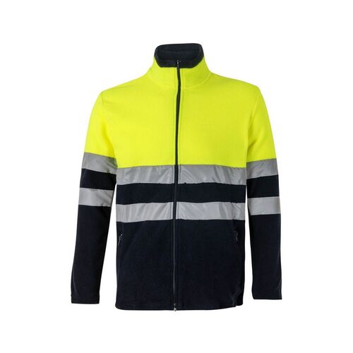 Chaqueta polar alta visibilidad básica Azul Marino / Amarillo Fluor (60) Talla XXL