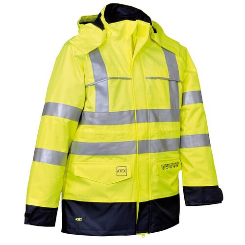 Parka ATEX multinorma Mod. GREPCON ST. PETERSBURG AV Amarillo Fluor Talla XXL