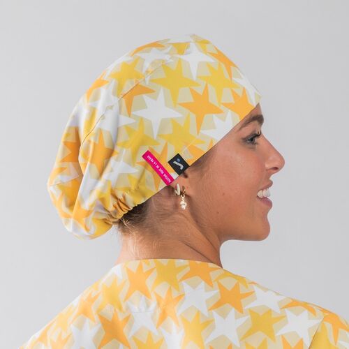 Gorro de cirujano con goma Mod. AGATHA (5151) Cometa Amarillo Talla Única