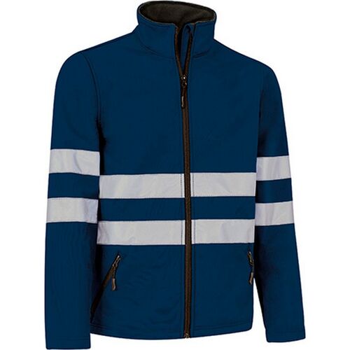 Softshell de visibilidad realzada EN17353 B3 Azul Marino Talla XL