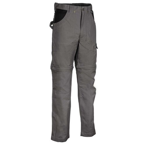 Pantalón desmontable canvas Mod. HELSINKI Gris Talla 40