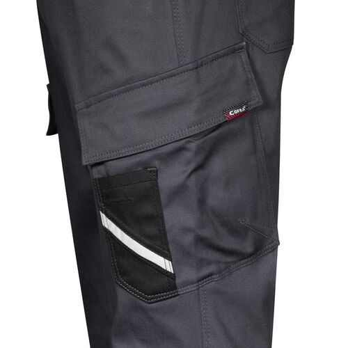 Pantalón elástico algodón Mod. VIDAGO Gris Talla S