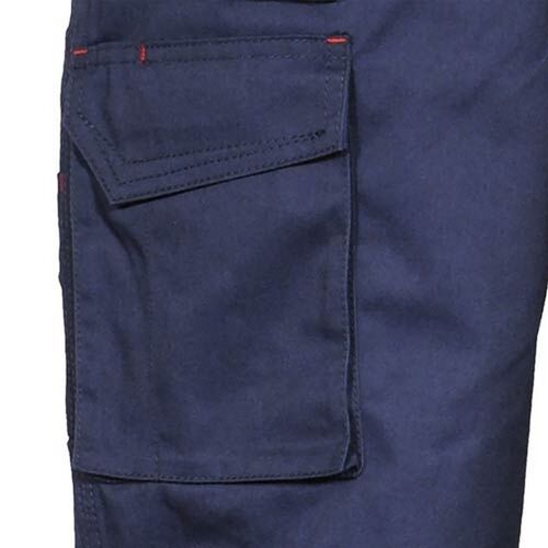 Pantalón multibolsillos reforzado Mod. PONFERRADA Azul Marino Talla M