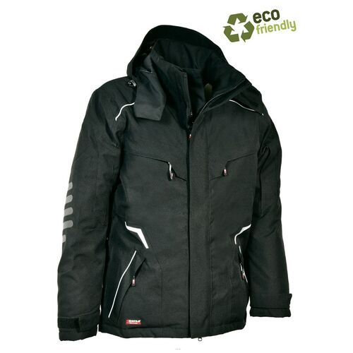 Cazadora acolchada impermeable con COFRA-TEX Mod. IGARKA Negro Talla 46