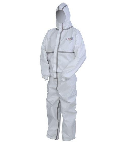 Buzo desechable Mod. DEFENSIVE PLUS Categoras 4/5/6 Blanco Talla M