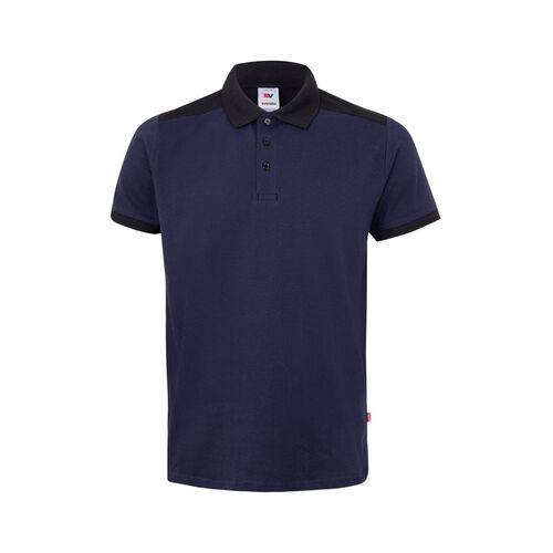 Polo bicolor stretch Mod. 105519S Azul Marino (1) Talla M