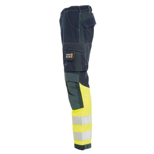 Pantaln stretch ignfugo Mod. 632281 (Stretch FR, Tera TX) Amarillo Fluor / Azul Marino Talla C44