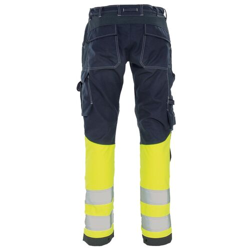 Pantaln stretch ignfugo Mod. 632281 (Stretch FR, Tera TX) Amarillo Fluor / Azul Marino Talla C44