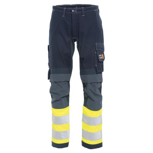 Pantaln stretch ignfugo Mod. 632281 (Stretch FR, Tera TX) Amarillo Fluor / Azul Marino Talla C44