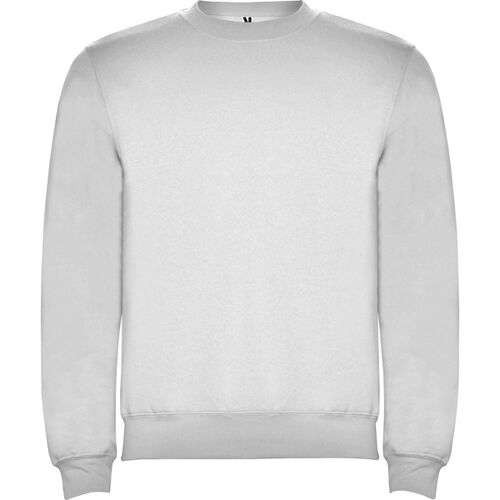 Sudadera con cuello redondo Mod. CLSICA (117) Blanco Ceniza Vigor Talla XS