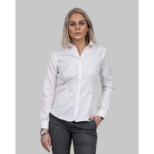 Camisa de señora Mod. GREEN BOW 01 WOMAN (100) Blanco Talla XS