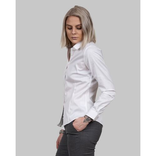 Camisa de señora Mod. GREEN BOW 01 WOMAN (100) Blanco Talla XS