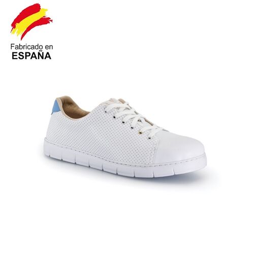 Zapato de trabajo Mod. KAMBO HOLE O1 CI SR HI FO HRO Blanco Talla 46