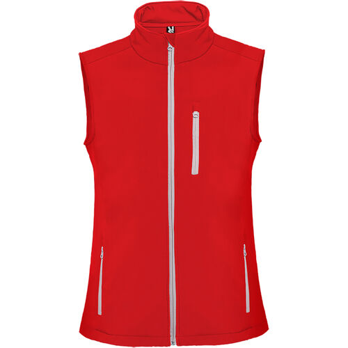 Chaleco softshell Mod. NEVADA (60) Rojo  Talla S