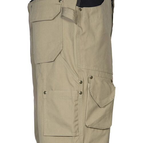 Pantalón multibolsillos 100% algodón canvas Mod. DUBLIN Beige Talla 38