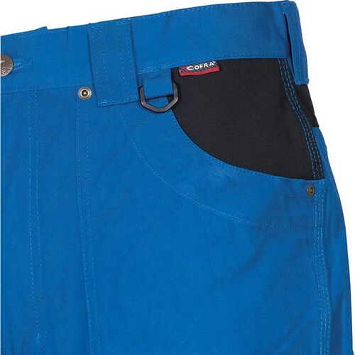 Pantalón multibolsillos 100% algodón canvas Mod. DUBLIN Azul Royal Talla 40