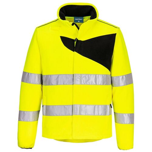 Polar de alta visibilidad Mod. PW2 Amarillo Fluor / Negro Talla M