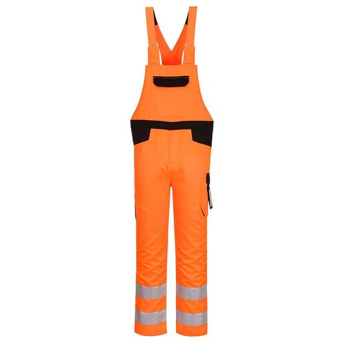 Peto de alta visibilidad Mod. PW2 Naranja Fluor / Negro Talla S