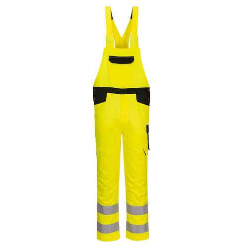 Peto de alta visibilidad Mod. PW2 Amarillo Fluor / Negro Talla M