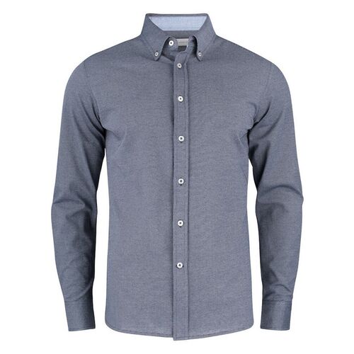 Camisa de caballero Mod. BURLINGHAM (601) Marino/Blanco Talla S