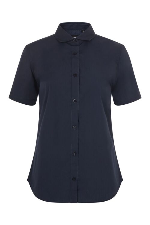 Camisa de mujer manga corta Mod. 405010 Azul Navy (61) Talla XS