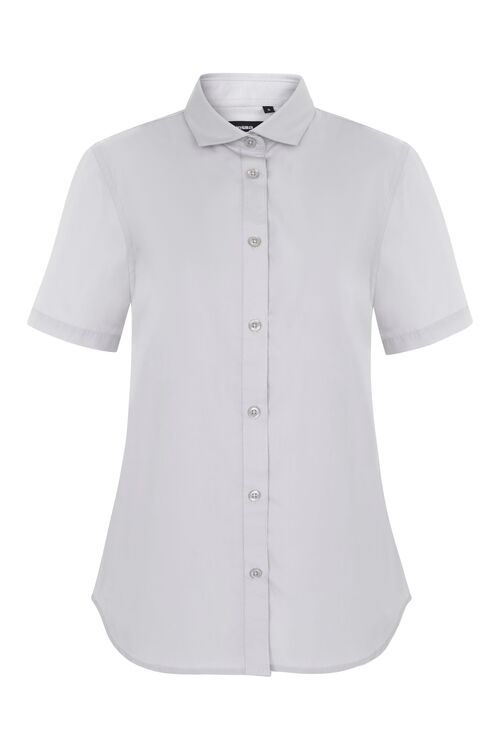 Camisa de mujer manga corta Mod. 405010 Gris hielo (58) Talla XS