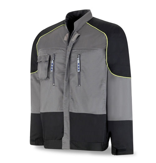 Chaqueta PRO tergal 245 g. Color gris oscuro/negro.   Talla 60/62