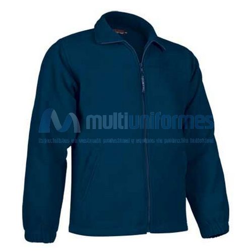 Chaqueta polar infantil con cremallera 300 grs. Azul Marino Talla 10/12