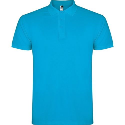 Polo de hombre de manga corta Mod. STAR (12) Turquesa Talla L