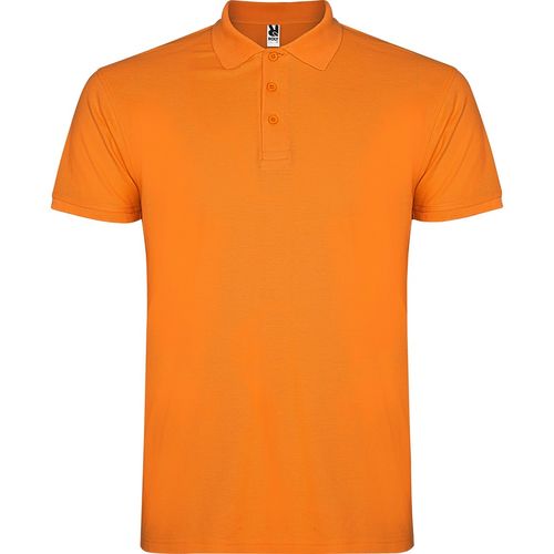 Polo de hombre de manga corta Mod. STAR (31) Naranja  Talla L