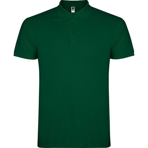 Polo de hombre de manga corta Mod. STAR (56) Verde Botella Talla M